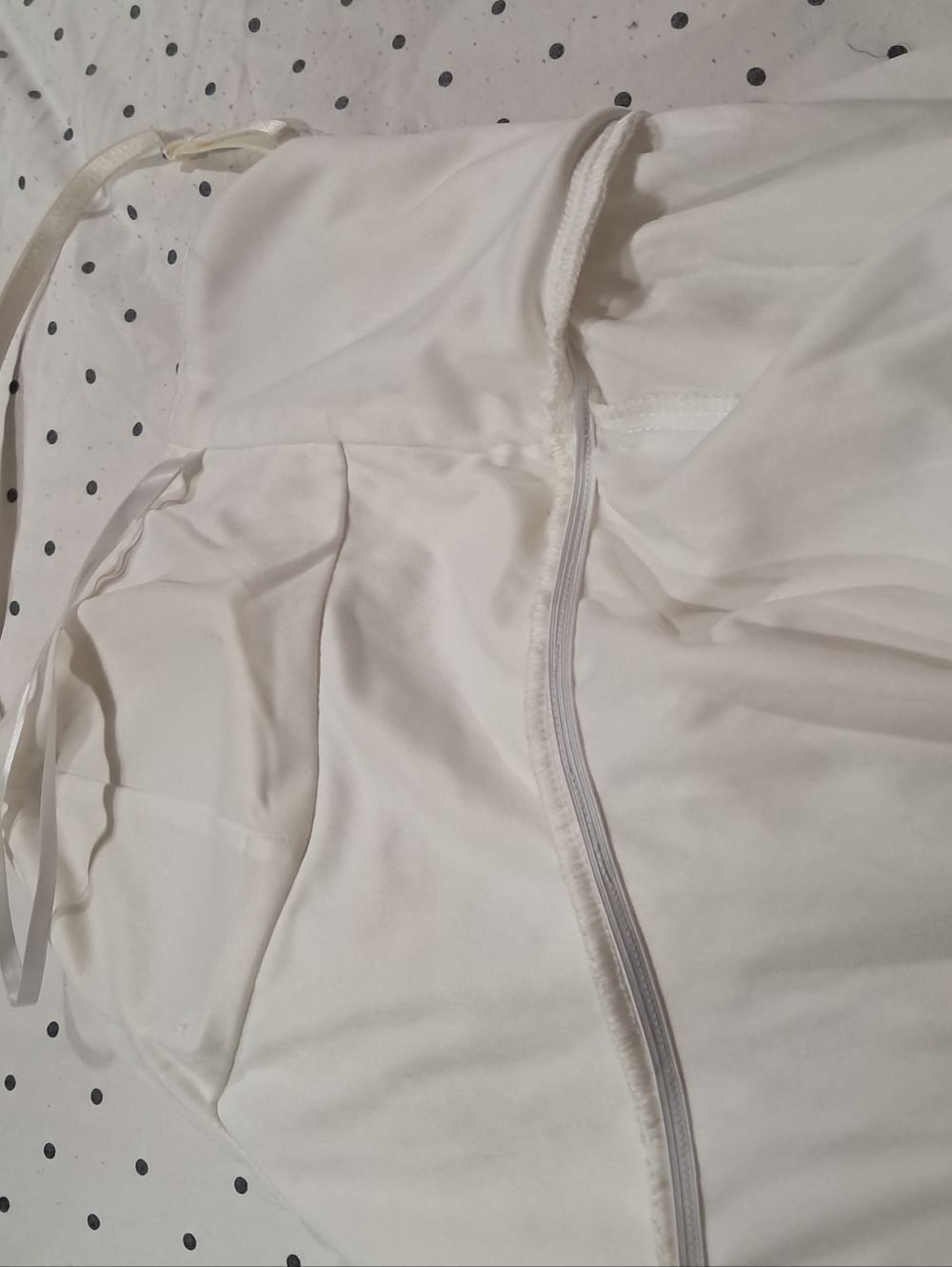 ​IZ BYER White Lace High-Low Tulip Maxi Dress with Slit - Size M - Picture 14 of 15